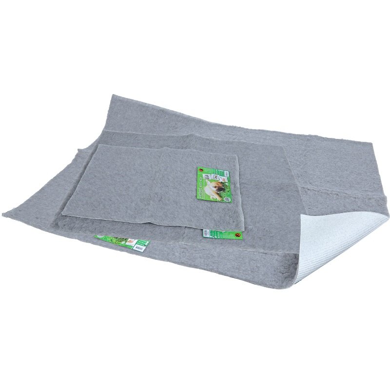 VETBED ANTISLIP ONGEBIESD GRIJS 50X70 CM