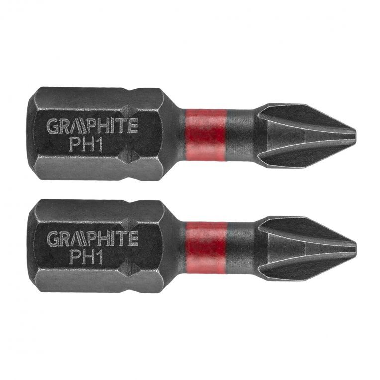 Impact bit PZ2 x 25 mm, 2 st