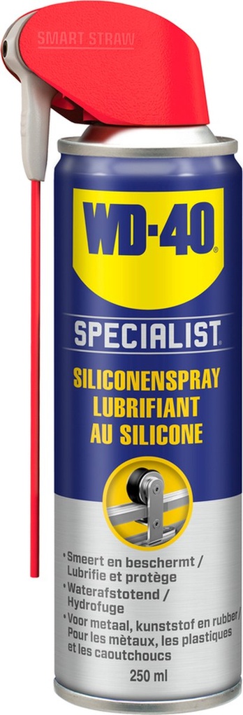 WD40 Siliconenspray 250ml smart straw spuitbus