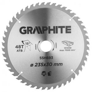 Blad 235mm, Asgat 30mm, Tanden 48, Dikte 2,0mm, Zaagdikte 2,8mm, Geometry ATB, M