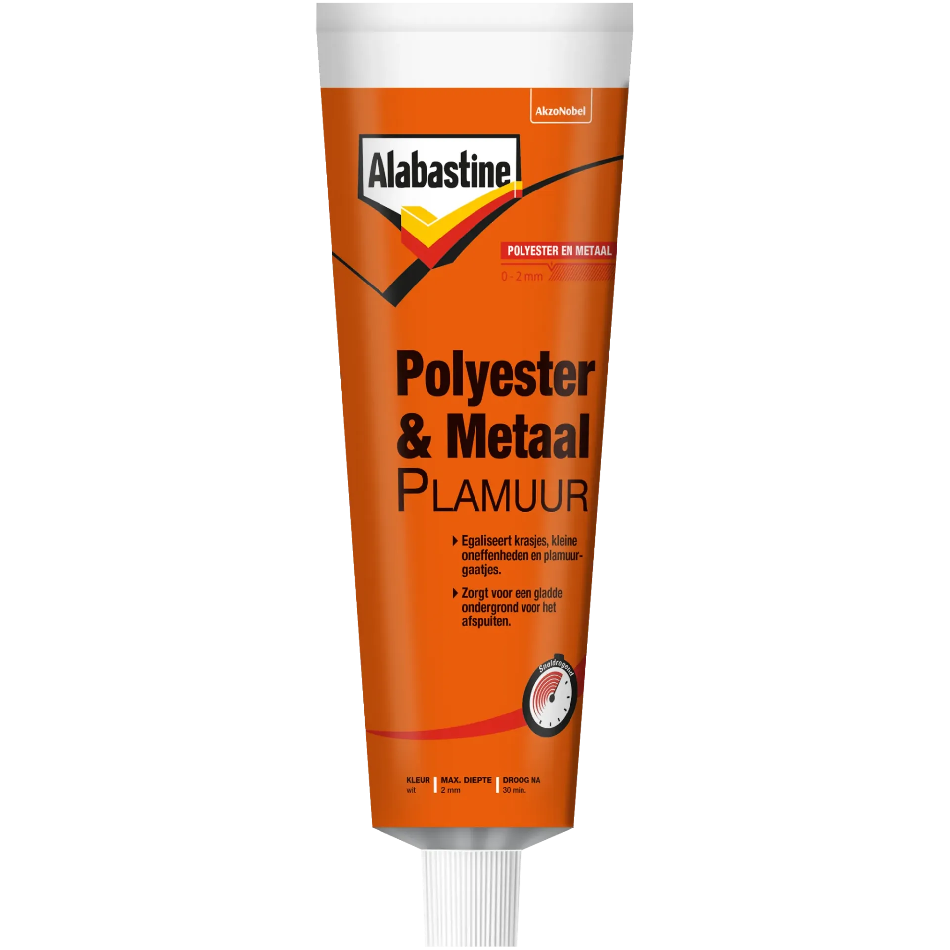 ALABASTINE Polyester & metaal plamuur 125 ml