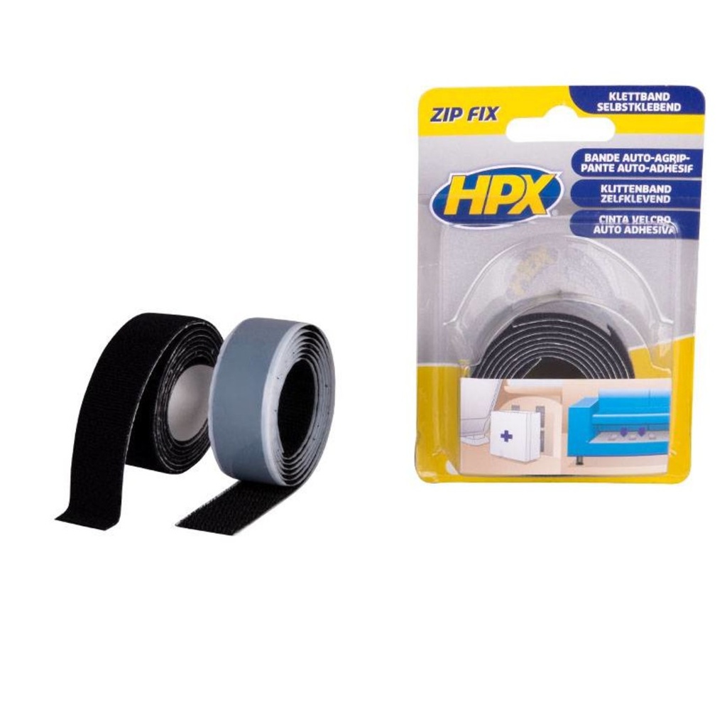 HPX Zip Fix Klittenband 2X20MM X 1MTR.
