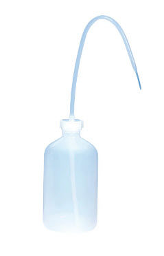 Kuntstof spuit fles met tuit 500ml