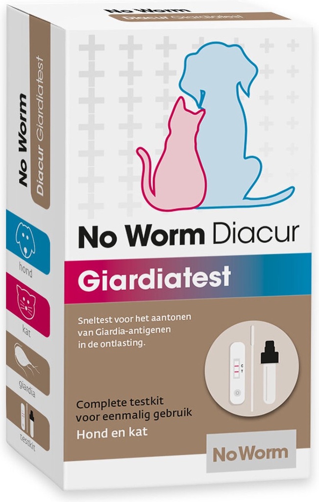 # No worm Diacur giardiatest intro aanbieding