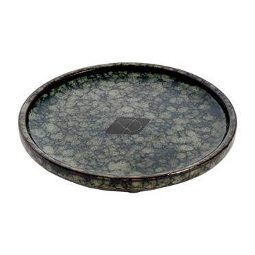 [621/480182] Jasper kat eetschaal green marble 13x13x2cm
