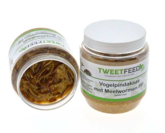 # Vogelpindakaas Meelwormen 350gr